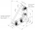 SAROKELEM SZETT B 20X40 NUT6, ALUMÍNIUM