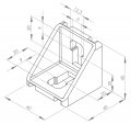 SAROKELEM SZETT B 40X40, NUT 10