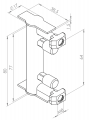 CSAPOS ÖSSZEKÖTŐ SZETT 80 D17X80