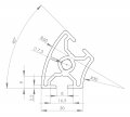 BOSCH KOMPATIBILIS PROFIL 30X30 R30/R60