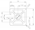 BOSCH KOMPATIBILIS PROFIL 20X20 1N NUT6