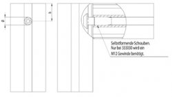 CENTRÁL CSAVAR M12X30 T50