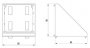SAROKELEM B 90X90 NUT10, ALUMÍNIUM