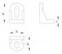 R-SAROKELEM SZETT B 28X28X38 NUT8/NUT10,