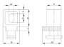 VARIOFIX-BLOKK B NUT10 M6, 1-13MM, PA FE