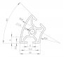 BOSCH KOMPATIBILIS PROFIL 30X30 R30/R60