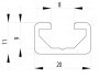 Bosch kompatibilis profil 11x20 Nut8