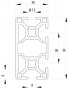 BOSCH KOMPATIBILIS PROFIL 30X60 4N NUT8