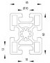 BOSCH KOMPATIBILIS PROFIL 45X60 NUT10