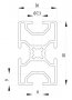 BOSCH KOMPATIBILIS PROFIL 30X50 L NUT8