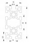 BOSCH KOMPATIBILIS PROFIL 45X90 S NUT10