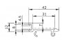 BOSCH KOMPATIBILIS VEZETŐPROFIL 42X12 MM