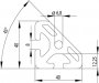 ITEM KOMPATIBILIS PROFIL I 40X40 45° NUT