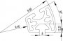 ITEM KOMPATIBILIS PROFIL R40/80 - 30° NU